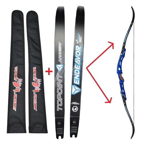 68" 18-44Ibs Recurve Bow Limbs ILF Archery Right Left Hand Shooting Hunting - Picture 1 of 12