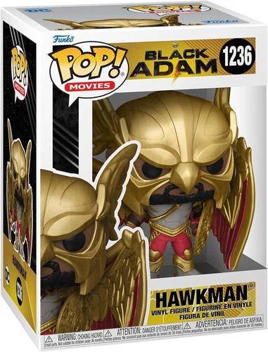 Pop Deluxe Black Adam Hawkman #1236 Vinyl Figure