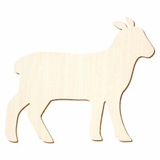 Holz Lamm, Osterlamm - 3-50cm Breite - Basteln Deko 