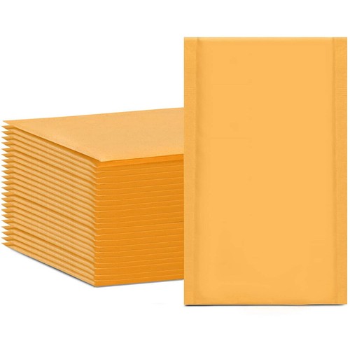 5'' x 7'' Kraft Bubble Mailers Padded Envelopes (50 Pack) - Picture 5 of 6