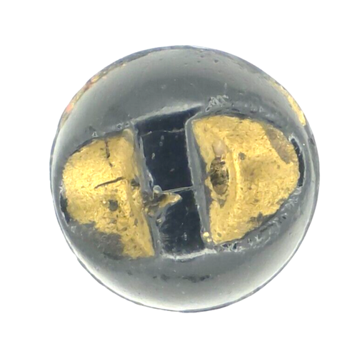LOTE de botones de bola del suroeste con cúpula pequeña punta de vidrio negro antiguo de los años 1920-30 - Imagen 8 de 12