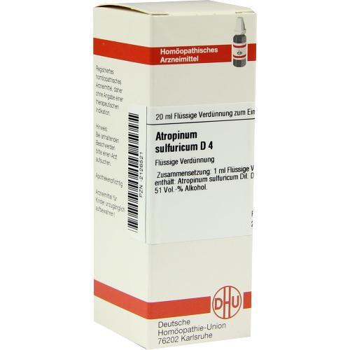 ATROPINUM SULFURICUM D 4 Dilution 20 ml PZN 2126521 - Bild 1 von 1