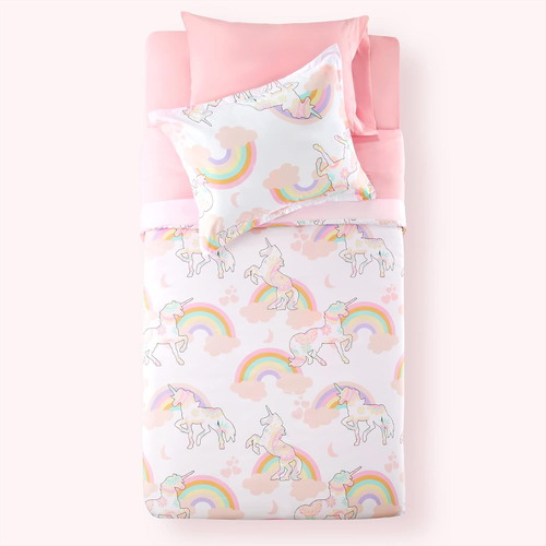 Kids Duvet Cover Set Queen Size 3 Pieces - Super Soft & Cute Comforter Cover wit - Picture 6 of 9