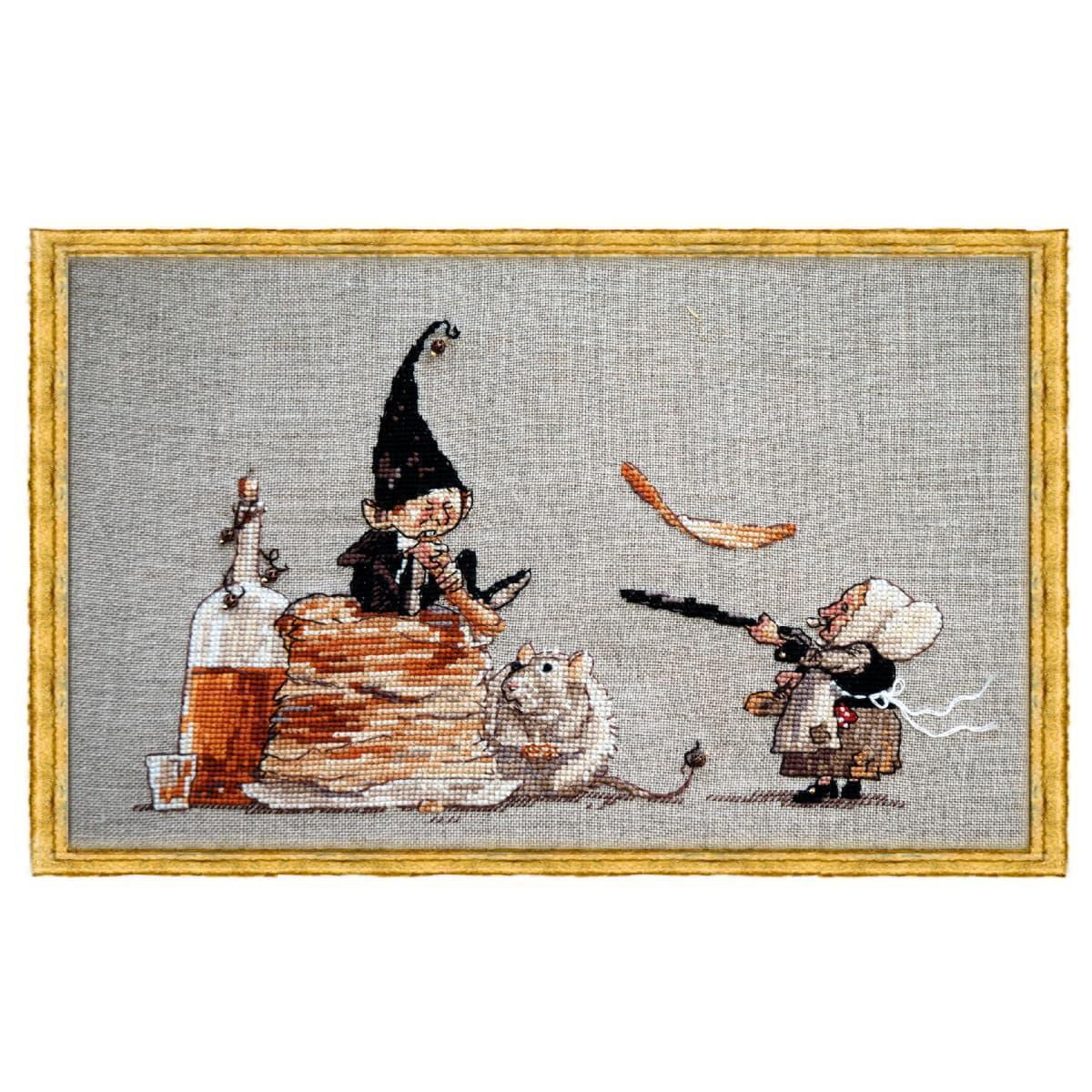 Nimue Cross Stitch counted Chart ""Pancakes"", 71G