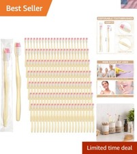 1500 Pack Disposable Toothbrushes Bulk Soft Bristle Tooth Brush Individually ...
