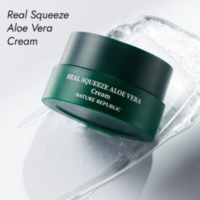 NATURE REPUBLIC Real Squeeze Aloe Vera Creme 55ml Koreanische Kosmetik K-Beauty