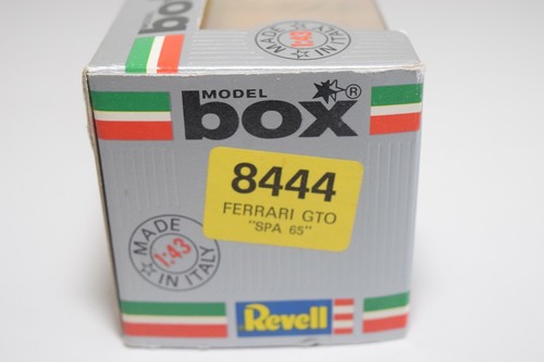 V 1:43 MODEL BOX 8444 FERRARI 250 GTO SPA '65 YELLOW NEAR MINT BOXED - Picture 5 of 5