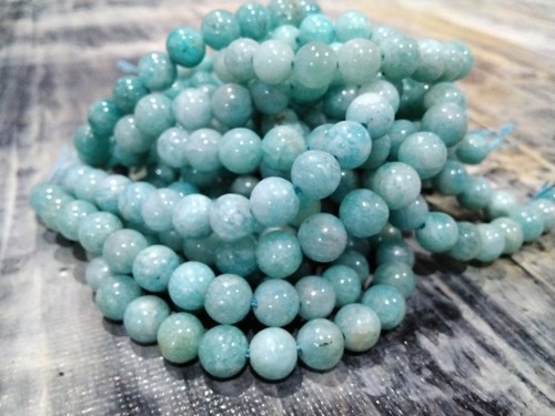 Natural Amazonite, Grade A, 6mm, Approx 31 pce. Free postage. Oz Seller - Bild 2 von 4