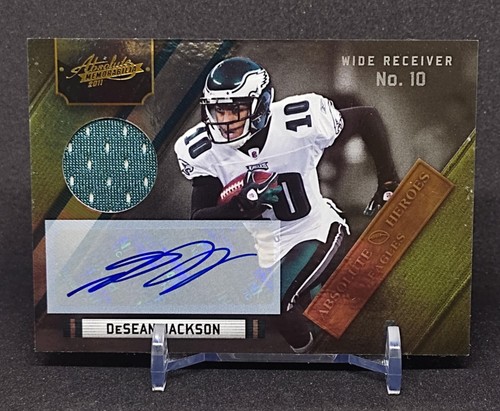 2011 Absolute Memorabilia DeSEAN JACKSON Autograph GU #/25