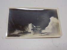 Original WWI Photo US Navy Ships Laying Naval Smoke Screen