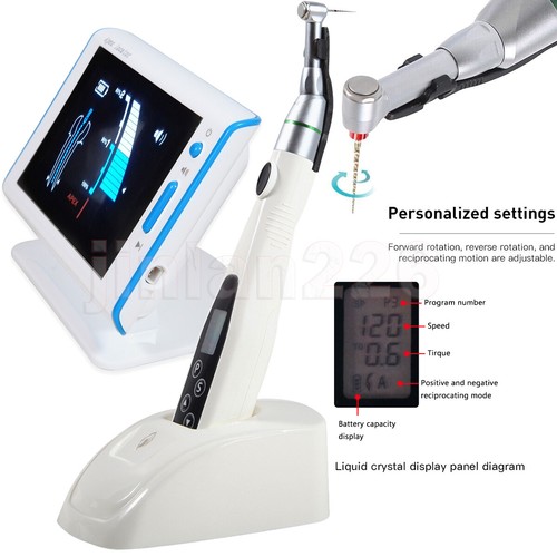 Dental Akku LED Endo Motor 16:1 Gegenwinkel/4,5"LCD Apex Locator Wurzelkanal - Bild 16 von 36