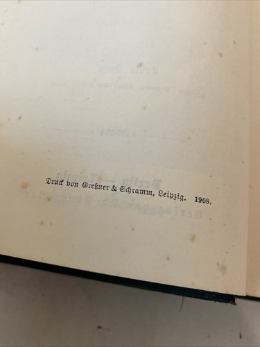 Theodor Korner’s Famtliche Werfe Werke Vintage German book Poems 1908 - Picture 13 of 19