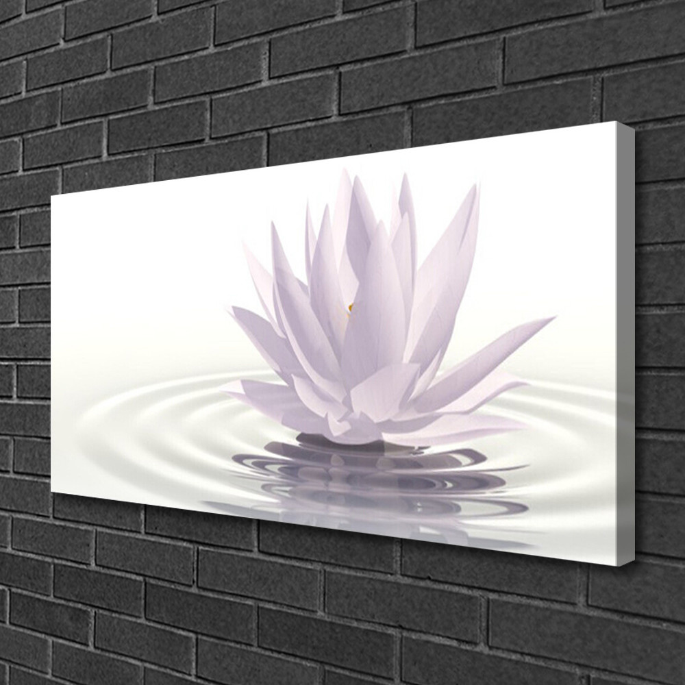 Photo sur toile fleur 100x50 cm tableau impression sur eau pour decoration salon