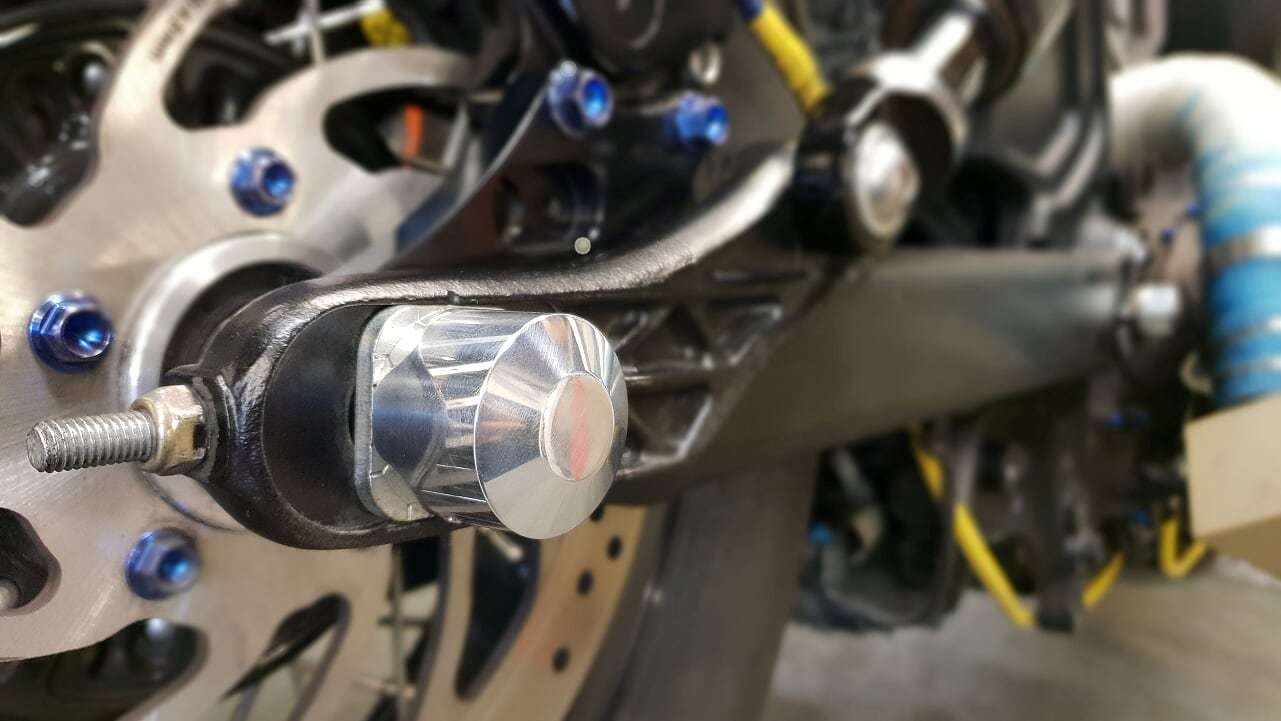 Indian Scout polished wheel spindle cap by Moore Speed Racing. eBay