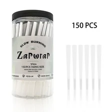 150 PCS White Cones Rolling Paper Pre Rolled Cones King Size Ultra-thin 108mm