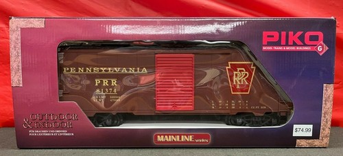 PIKO Outdoor and Indoor LGB Compat. #38825 G Gauge Guterwagen PRR w/Box NEW!