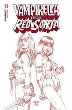 VAMPIRELLA VS RED SONJA #1 ZA FOC 1:11 LINSN Variant (11/02/2022) Dynamite