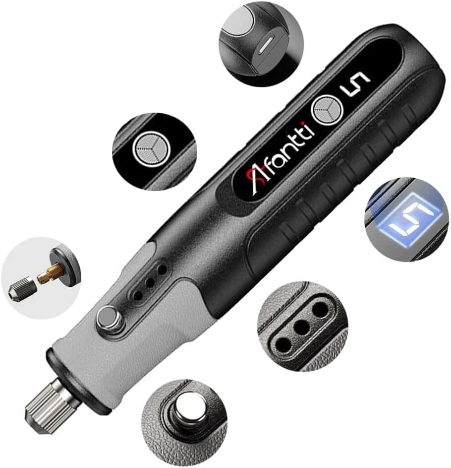 Mini Rotary Tool Corded Electric Detail Sander Multi Grinder Grinding Pen Set wi - Image 3 of 4