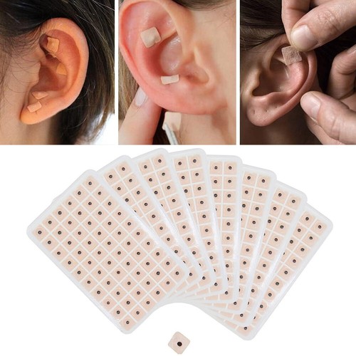600Pcs Ears Acupuncture Massage Therapy Needle Patch Auricular Ear Stickers - Picture 4 of 12