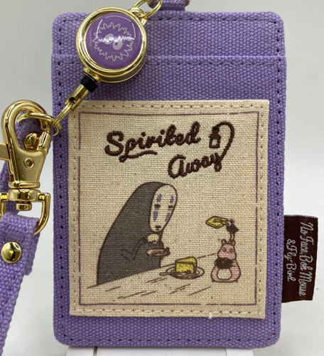 Studio Ghibli Color Reel Pass Case Spirited Away Purple NEW Japan Anime