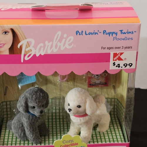 Barbie vintage Pet Lovin chiot jumeaux caniches avec accessoires neuf en boite SUPERBE - Photo 3/14