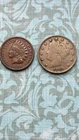 LOT -High Grade 1891 IH Penny w/ "Fine" det. & 1909 "VF" FULL "LBRTY" Lib Nckl