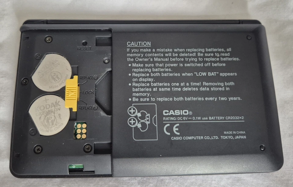 Casio Digital Diary Organizer SF-3300 32KB Backlit Display Tested Works Great - Image 3 of 4