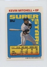 1990 Super Star Sticker Back Cards Kevin Mitchell Bip Roberts Albert Belle 0au4