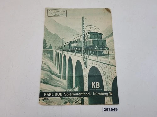 Magazine issue Karl Bub Spielwarenfabrik Nuremberg-W 1938 Heinze Penig #263949