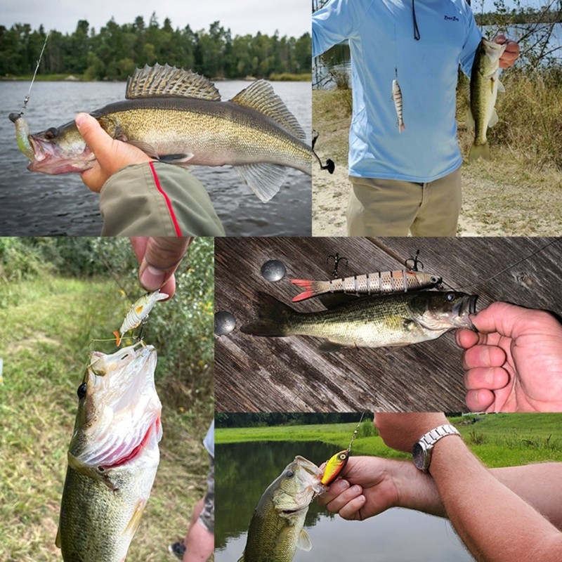 5pcs Buzzbait Lures Spinner Baits Swim Jigs Fishing Lure for Trout Salmon - Image 6