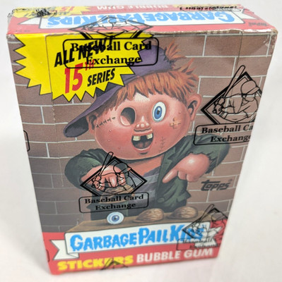 BBCE DIECUT 1988 Topps Garbage Pail Kids 15th Series 15 GPK 48 Wax Pack OS15 BOX