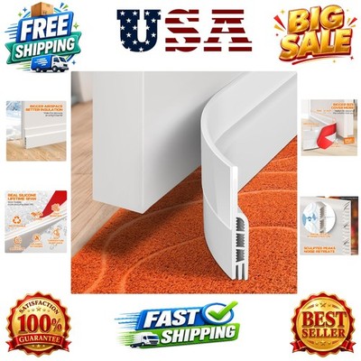 Door Draft Stopper Under Door Draft Blocker Insulator Doors Sweep Weather Str...