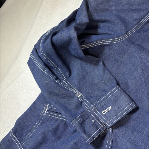 Vintage 60s-70s Lee 91-B Denim Jean Jacket Size 40 Talon Sanforized USA Jelt Med - Picture 16 of 20
