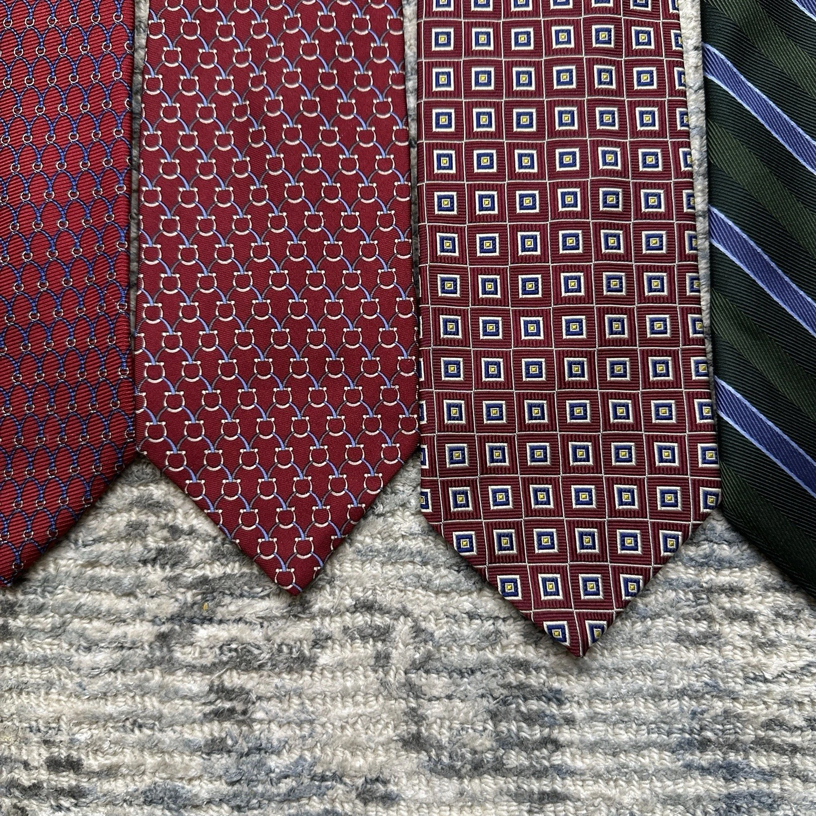 Lot of 8 Brooks Brothers Makers Silk Ties Made USA NYC Striped Geometric Dot image 5