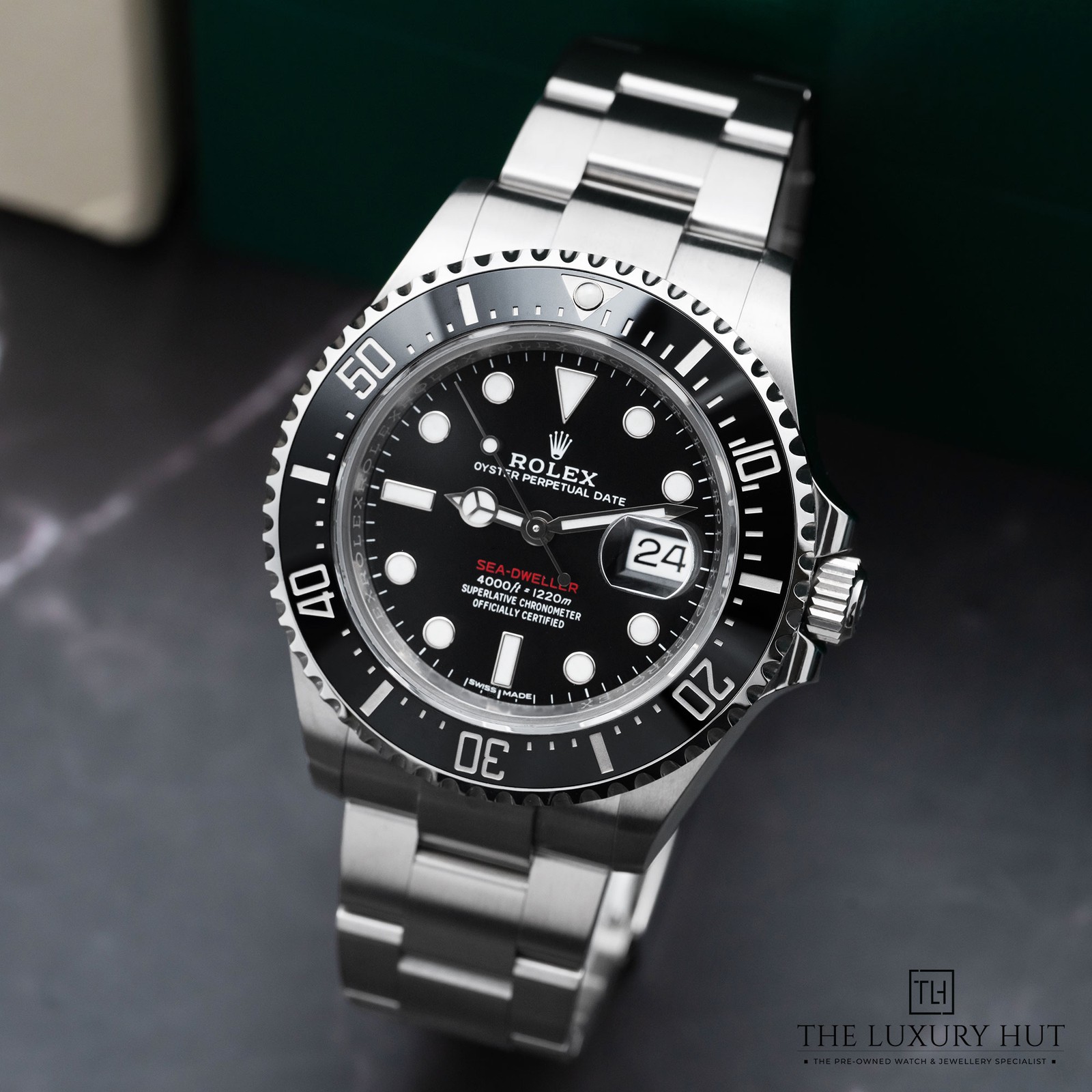 Rolex Sea-Dweller 126600 - 2022, Full Set Stainless Steel 43mm Black Dial