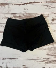 Capezio youth black jazz dance shorts Sz Medium
