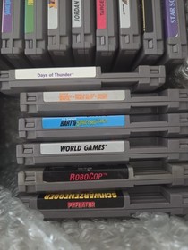 Nintendo NES Game Lot 32 Authentic Carts: Mario, Ninja Gaiden, Predator &plusmn; TESTED