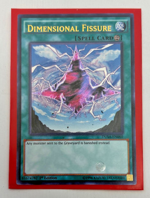 Yu-Gi-Oh Dimensional Fissure DUSA-EN060 1st Edition Ultra Rare