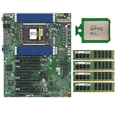 AMD EPYC 7402P CPU + Supermicro H12SSL-i + 2133P RAM multiple choices-