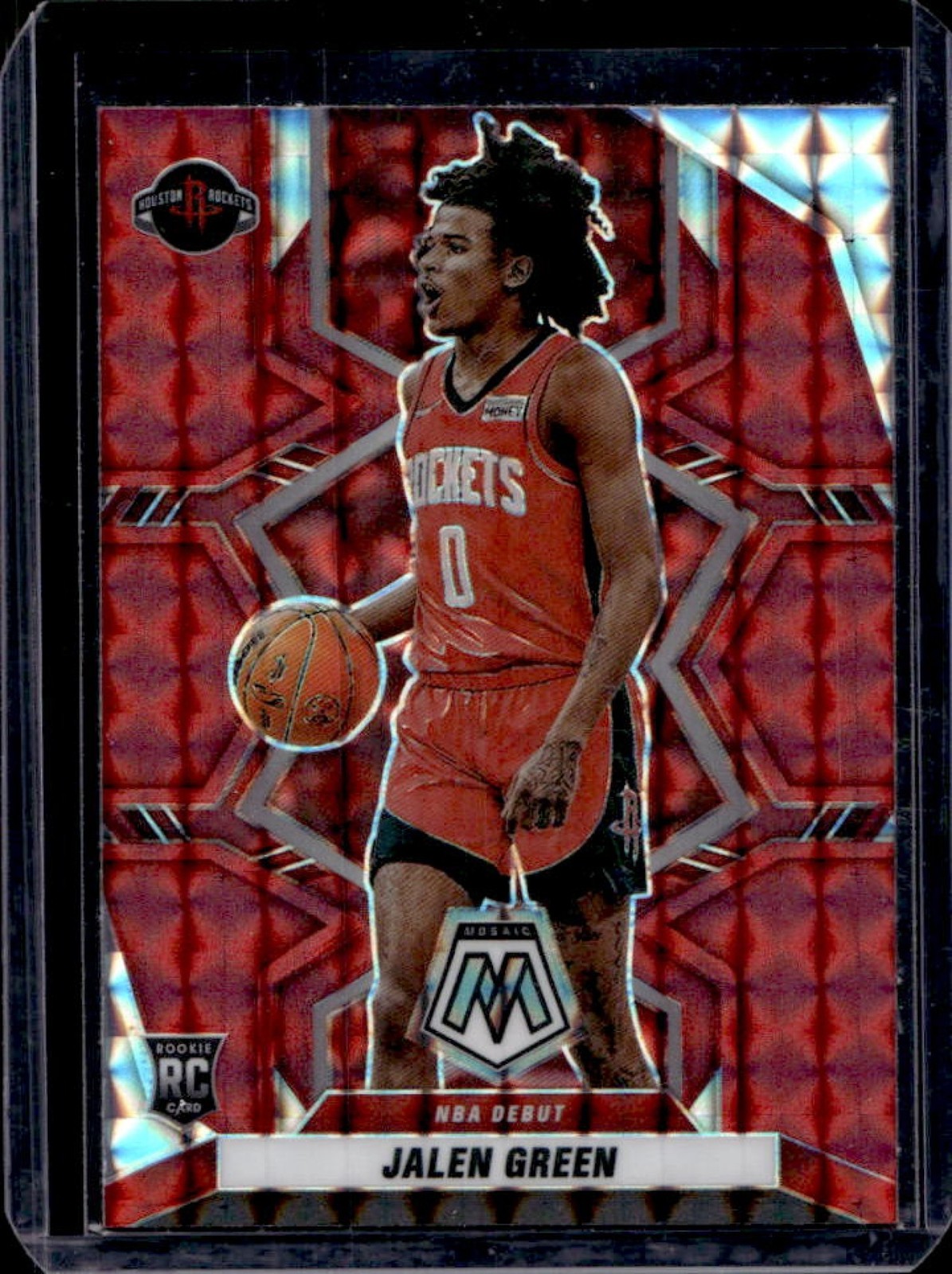 2021-22 Mosaic Jalen Green RC Red Rookie #262 Rockets