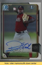 2015 Bowman Chrome Prospects Auto Touki Toussaint #BCAP-TT Auto READ 4k8