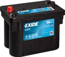 Batterie de voiture EXIDE 50Ah/800A  JEEP RENEGADE 1.6 CRD