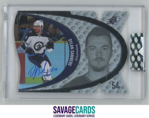 2022-23 UD Clear Cut SPx Vintage Views Auto Dylan Samberg #SVV-DS Winnipeg Jets