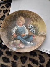 Vintage 1980 Reco International "Little Boy Blue" Plate with COA