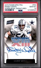 2015 Panini Super Bowl Signatures Randy White Auto Autograph PSA 10 GEM MINT