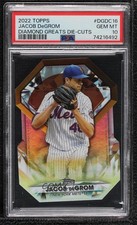 2022 Topps Series 1 Diamond Greats Die-Cuts Jacob deGrom PSA 10 GEM MT 0e2x