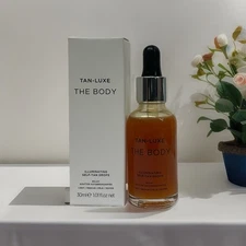 Tan-Luxe The Body Illuminating Self Tan Drops Serum Light/Medium 1.01 Oz NIB
