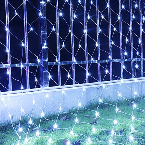 LED Lichternetz Innen Fenster Lichtervorhang Halloween string Lichterkette IP44 - Bild 15 von 15