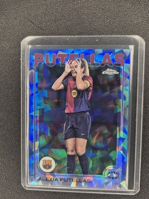 2025 Topps Chrome UEFA Women's Sapphire Alexia Putellas x2 
