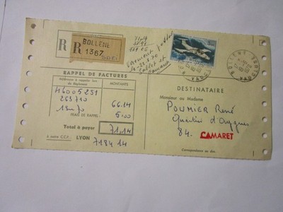 invoice reminder bollene 19/6/1970